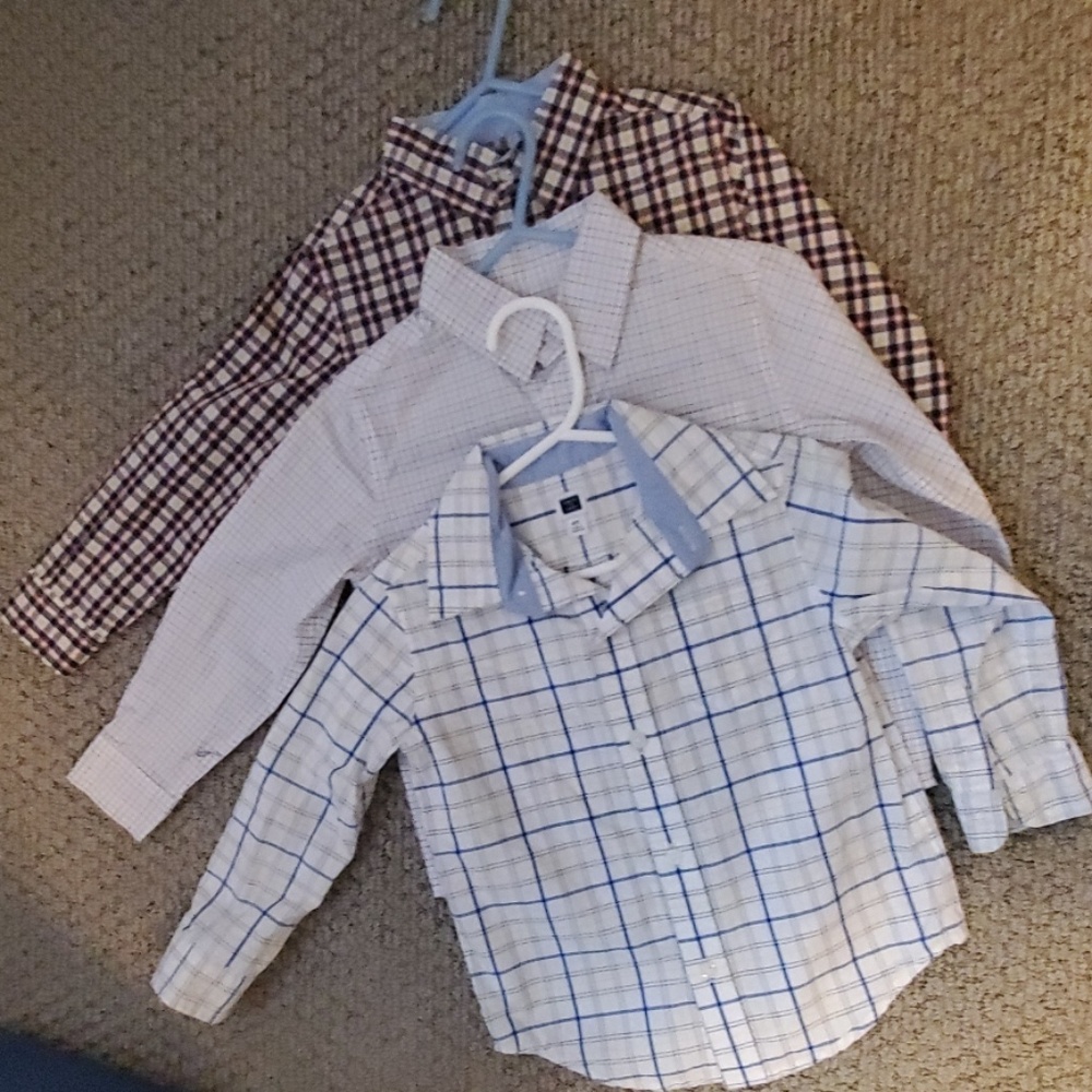 Janie and Jack boy button down Shirts